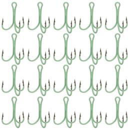 Fishing Hooks 20PCS/lot Treble Sharp Barbed Hook Tackle Fish