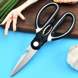 Stainless Steel Kitchen Scissors Multi-Purpose Kitchen Shears With Blade Cover Vegetable Slicer Smart Cutter kitchen Tools DH9578