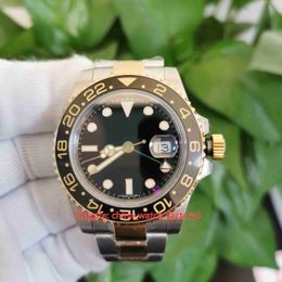 BP Maker Top Quality Watches 40mm GMT 116713 116713LN Ceramic Bezel 18k Gold & Steel Asia 2813 Movement Mechanical Automatic Mens Watch Men's Wristwatches