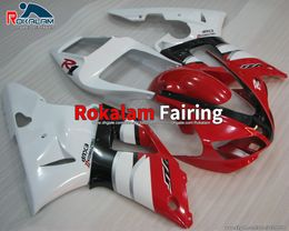 yamaha r1 motorcycle parts NZ - Red White Motorcycle Parts For Yamaha YZF R1 YZF-R1 2000 2001 YZF1000 R1 YZF 1000 R1 00 01 Fairing Customize Parts (Injection Molding)
