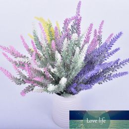 1 Bundle Romantic Provence Lavender Wedding Decorative Flower Vase For Home Decor Artificial Flowers Grain Christmas Fake Plant Factory price expert design