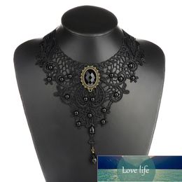 Retro Retro Lace Necklace Fashion Collar Necklace Bib Collection Jewelery Chain Necklace Handmade Gothic