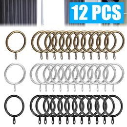 Other Home Decor 12PCS Curtain Hanging Rings Gold Silver Shower Clip Metal Hooks Clips
