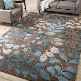 High Quality Abstract Flower Art Carpet For Living Room Bedroom Anti-Slip Floor Mat Fashion Kitchen Area Rugs 220301