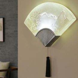 Wall Lamp Creative Sector LED Vintage Loft Resin Applique Murale Luminaire Stair Light Fixtures Living Room Arandela