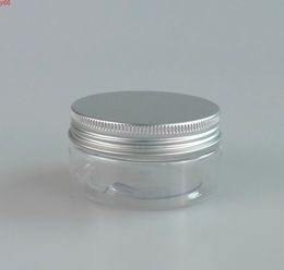 200pcs 100g Clear Cream Jar, 100cc PET Bottle with Aluminium lids, different size the previous jargood qty