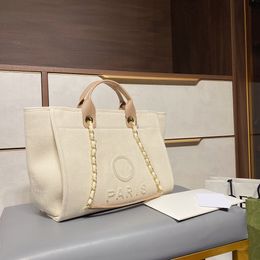 2022 Luxury Designer bag Canvas Pearl Tote Handbags Shoulder Shopping Messenger Bags for Women High Capacity Bag with dust bags size 32cm