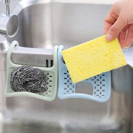 Flodable Sink Basket Rack Kitchen Storage and Organiation Dishwashing Sponge Drain Holders Brushes Sponges Rackers