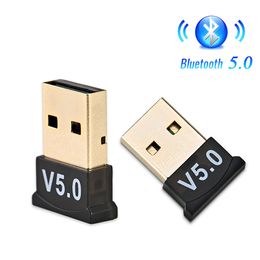 Adaptateur d'émetteur USB Adaptateur Bluetooth 5.0 Récepteur audio pour ordinateur portable Ordinateur Win 10 8 Adaptateur de dongle de l'émetteur sans fil