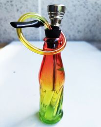 Colours 5'' beaker design silicone water pipe mini bong unbreakable oil rig thick water bong with metal downstem sestshop selling