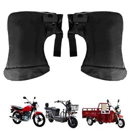 Motorcycle Gloves Handle Bar Grip Cover Muffs Gant Moto Waterproof Thickened Scooter Handlebar Reflective Strip Windproof Warm H H1022