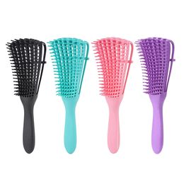 Detangling Brush Scalp Massage Comb Detangler Hairbrush for Dry Wet Curly Hair Home Barber Accessories