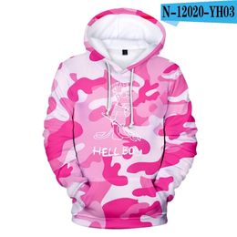 the film Hell Boy Hoodies men Sweatshirts Hooded 3D Pullover Kids Hoodie Hell Boy Streetwear Hoodie Men/Women Jacket LJ200826