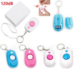 personal safety Self-Defence Alarm 120DB Protect Women Girl children old man Anti-Attack anti-rape alarm anti-lost anti-theft alarm with ret