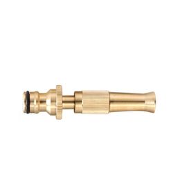 nozzle connector Canada - Watering Equipments Accessories Irrigation Direct Injection Garden Car Wash Hose Nozzle Flower Tap Brass Nipple Type With Quick Connector