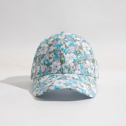 Czapki zewnętrzne złamane czapkę kwiatową moda Student Sunshade Baseball Baseball Casual Sports Caps Rozmiar nakrycia głowy można dostosować