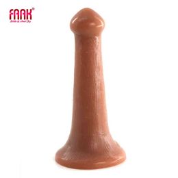 Nxy Dildos New Pleurotus Eryngii Shape Anal Plug Dual Layer Soft Silicone Butt Sex Toys with Suction Cup Vagina Stimulate 1204