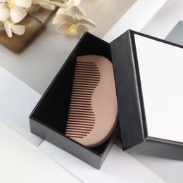 Mini Cute Little Combs Brushes Practical Sandalwood Comb with Gift Box Designer for Women Girls Holiday Gifts 00888 50pcs