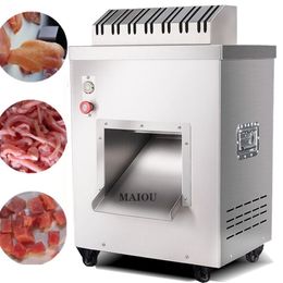 550kg/h Automatic Electric Meat Cutter Machine Commercial Meat Grinder Slicer Price Meat Cutting Slicing Machine For Sale 220v