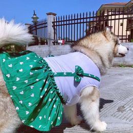 Large Big Clothes Summer Small Dog Dress Pet Clothing Skirt Poodle Yorkshire Schnauzer Corgi Husky Golden Retriever Costume