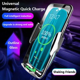 Wireless Car Original 15W Charger Mobile Phone Stand Multi-functional Holder Intelligent Infrared Sensor Automatic For iPhone 11 X Max