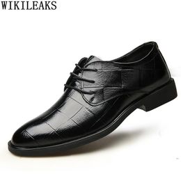 Dress Shoes Office 2021 Business Suit Oxford For Men Coiffeur Leather Formal Italian Mens Fashion Zapatos Hombre