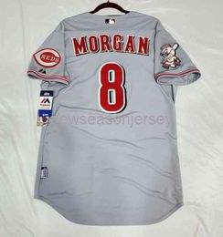 Stitched retro jersey JOE MORGAN COOL BASE JERSEY Men Women Youth Baseball Jersey XS-5XL 6XL