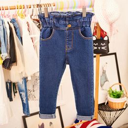 Nuovo articolo autunno ragazza moda jeans pant pantaloni denim 210303