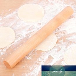 1pcs Non-Stick Cake Fondant Pastry Wooden Rolling Pin Pin Crafts Cake Roller Rolling Baking Embossed For Kitchen H3O9