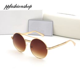 Metal Men Vintage Sunglasses For Women Fashion Outdoor Beach Sun Glasses Uv400 Summer Eyewear Gold Color Ppfashionshop