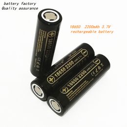 18650 2200mAh 3.7V Rechargable Lithium Batteries High Quality 100% stovefire battery