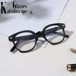 Fashion Sunglasses Frames Anti Blue Light Glasses Women Men Vintage Computer Spectacles Irregular Transparent Optical Eyewear Leopard Frame