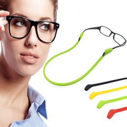 Adjustable Silicone Eyeglasses Strap Practical Glasses Sunglasses Band Cord Holder Sunglasses Strap Kids Eyewear Accessories SN5211