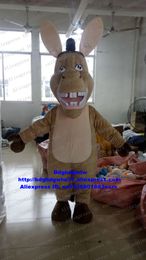 Mascot Costumes Light Brown Donkey From Shrek Mascot Costume Adult Cartoon Character Outfit Welcome The Doorman Campaign Propaganda zx898