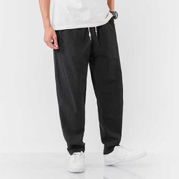 New Streetwear Mens Jogger Trousers 2021 Vintage Harajuku Style Harem Pants Men Harajuku Loose Pants Male Large Size 5XL X0723