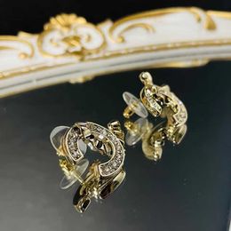 2022 Classic Sparkly Diamonds Charme Dangle Brincos Drop Brincos Stud Designer de Luxo Jóias Bijoux para Lady Famosa festa de casamento com caixa PS4907