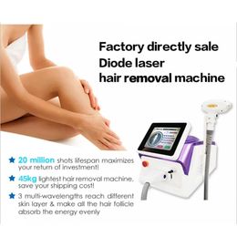 professional permanent fast hair remover laser epilator 808nm epilator-beauty salon equipment use all skin types