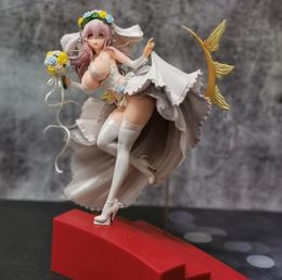 Toy Figures Anniversary Figure toy Wedding sexy girl PVC Action 27cm Anime figures Model christmas gift Y1105 240308