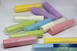ml tubes Canada - 24pcs lot 4g ml Candy Colorful Empty LIP BALM Tubes For DIY Plastic Lipstic Colorful Cosmetic Containers For Travel