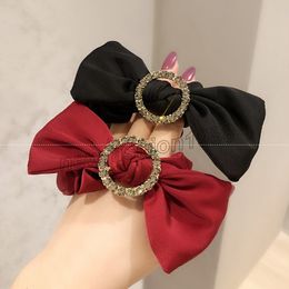 Woman Solid Leopard Elastic Hairband Women Hair Ring Rubber Band Scrucnhies Ponytail Holders Hair Accessories Tie Rope