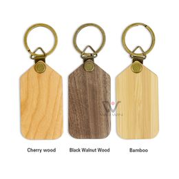 2022 New Style Wood KeyChain Straps Metal Keyring Customization Key Chain Custom logo Souvenir Birthday Graduate Gifts Keychain