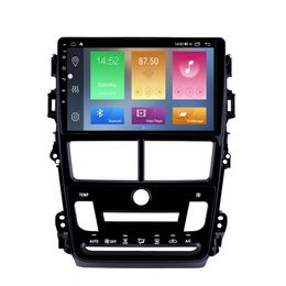 car dvd Radio Player Head Unit for 2018-Toyota Vios Auto Air Conditioner 1024*600 Touchscreen 9 inch Android 10 support Carplay OBD2 Mirror Link Steering Wheel Control