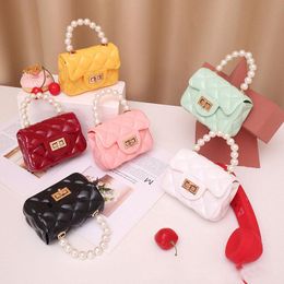 Purses Handbags PVC Jelly Crossbody Bags for Women Mini Coin Wallet Girls Shoulder Chain Clutch Purse