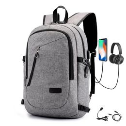 Backpack Password Lock Anti Theft Men 15.6 Inch Laptop Male Usb Charging Oxford School Bag For Boys Teen 2021 ZL249
