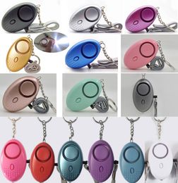 130db Egg Shape Self Defence Alarm systems Girl Women Security Protect Alert Personal Safety Scream Loud Keychain Alarms TOP quality