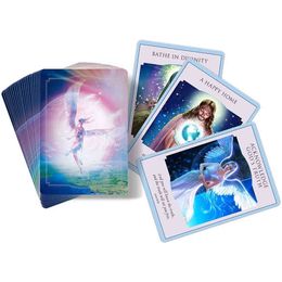 44pcs Loves Light Divine Guidance Tarot Deck English Oracles Card Table Games Party Playing Board Game games individual