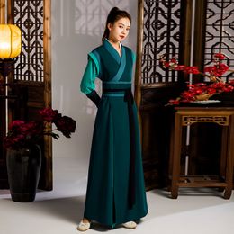 Hanfu women ethnic clothing Tang Dynasty Costumes Chinese Folk Clothes Classical Swordsman Ancient Dress TV Film Cosplay stage wear