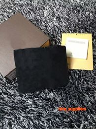 Famous Brand Women/Men Genuine Leather short Wallets M60895 with dustbag box zippy card Holder Purses CX#206 Bags
