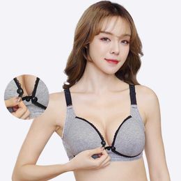 Women Nursing Bra Maternity Wirefree Bralette with Pads Breastfeeding For Mother Bra Prevention Spill Pregnancy Removab N9X1 Y0925