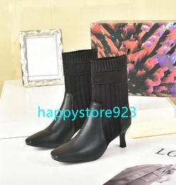 Women MAJOR Ankle long Boots Fashion Lace up Platform Leather Martin Boot Top Designer Ladies Letter Print winter overknee booties shoes c260